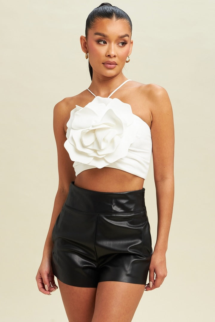 THE FLORET HALTER TOP